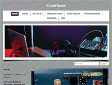 Tablet Screenshot of djclaudefrancois.ch